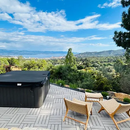 فيلة 6 Pers Vue De Nage Et Jacuzzi أجاكسيو